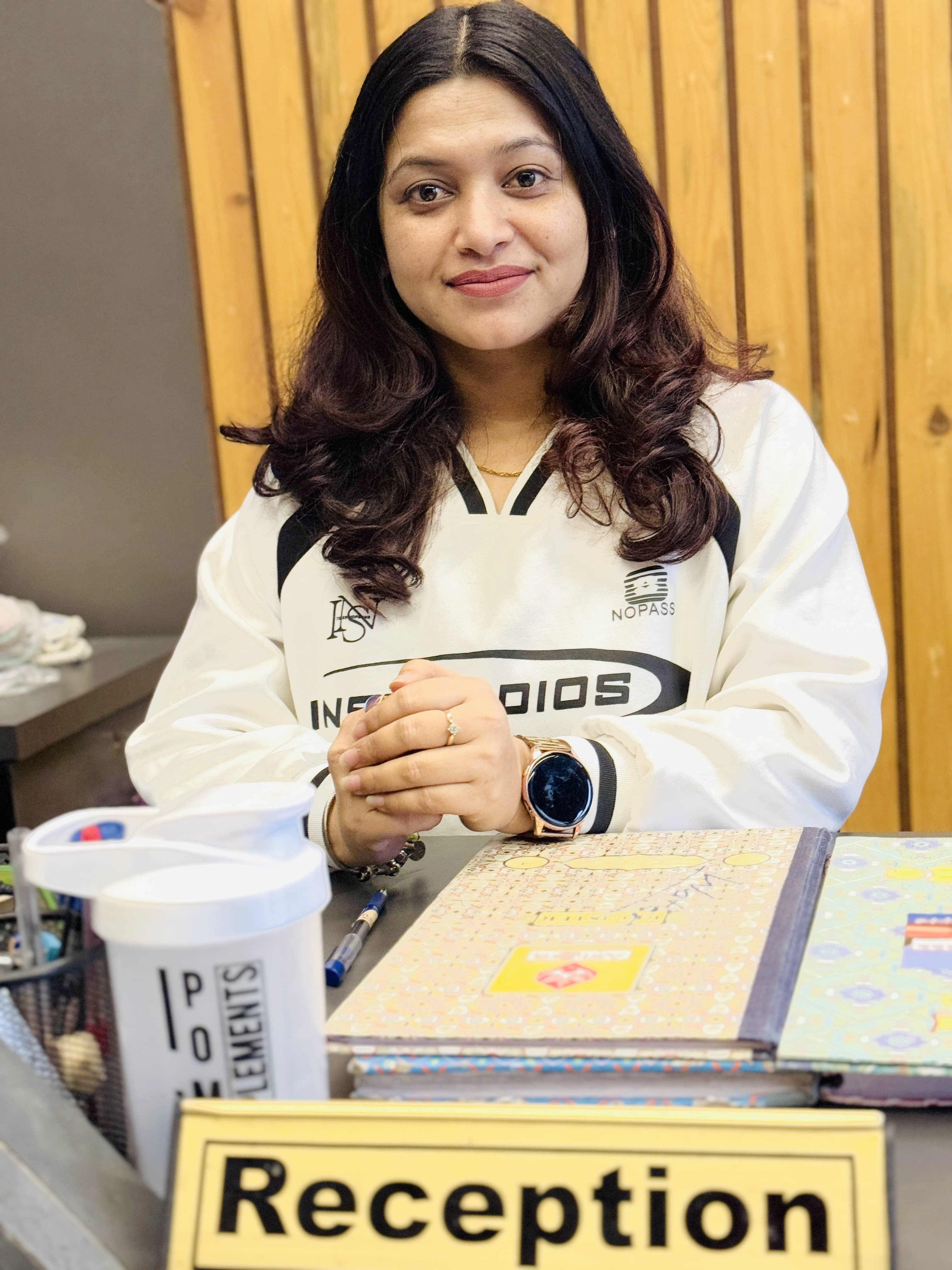 Binita Shrestha- Receptionist in Fitness Park, Birtamode